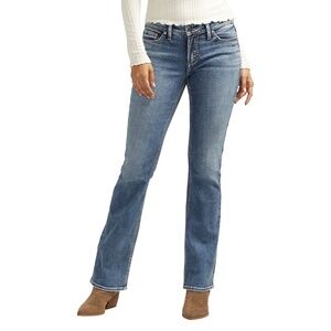 Silver Elyse mid rise slim bootcut Jeans